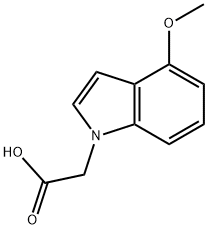 (4-Methoxy-1H-indol-1-yl)acetic acid Structure