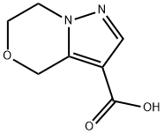 6,7-dihydro-4H-pyrazolo[5,1-c][1,4]oxazine-3-carboxylic acid Structure