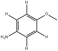 4-Methoxyaniline--d4 Structure