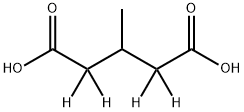 3-Methylpentanedioic--d4 Acid Structure