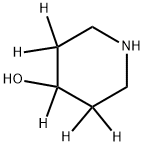 4-Hydroxypiperidine--d5 Structure