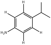 4-iso-Propylaniline--d4 Structure