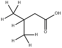 3-Methyl-d3-butyric--d4 Acid Structure