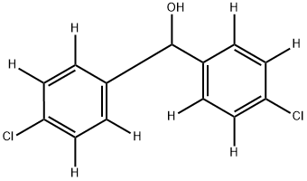 Bis(4-chlorophenyl--d4)Methyl Alcohol Structure