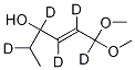 trans-4-Hydroxy-2-hexenal--d5 DiMethyl Acetal Structure