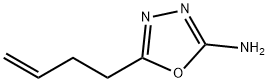 5-But-3-en-1-yl-1,3,4-oxadiazol-2-amine 구조식 이미지