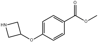 Methyl 4-(3-azetidinyloxy)benzoate 구조식 이미지