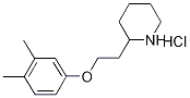 2-[2-(3,4-Dimethylphenoxy)ethyl]piperidinehydrochloride Structure