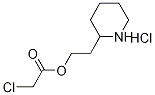 2-(2-Piperidinyl)ethyl 2-chloroacetatehydrochloride 구조식 이미지