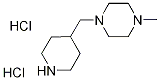 1-Methyl-4-(4-piperidinylmethyl)piperazinedihydrochloride Structure
