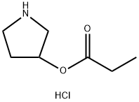 3-Pyrrolidinyl propanoate hydrochloride 구조식 이미지