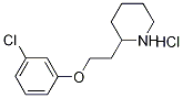 2-[2-(3-Chlorophenoxy)ethyl]piperidinehydrochloride 구조식 이미지