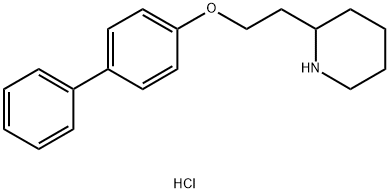 2-[2-([1,1'-Biphenyl]-4-yloxy)ethyl]piperidinehydrochloride 구조식 이미지