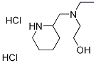 2-[Ethyl(2-piperidinylmethyl)amino]-1-ethanoldihydrochloride Structure