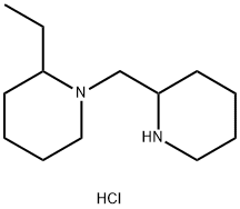 2-Ethyl-1-(2-piperidinylmethyl)piperidinedihydrochloride Structure