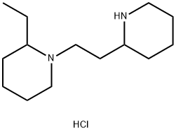 2-Ethyl-1-[2-(2-piperidinyl)ethyl]piperidinedihydrochloride Structure