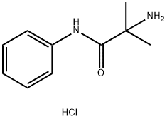 2-Amino-2-methyl-N-phenylpropanamide hydrochloride 구조식 이미지