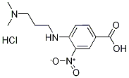 4-{[3-(Dimethylamino)propyl]amino}-3-nitrobenzoic acid hydrochloride Structure