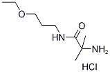 2-Amino-N-(3-ethoxypropyl)-2-methylpropanamidehydrochloride 구조식 이미지