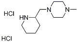 1-Methyl-4-(2-piperidinylmethyl)piperazinedihydrochloride 구조식 이미지