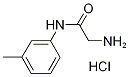 2-Amino-N-(3-methylphenyl)acetamide hydrochloride 구조식 이미지