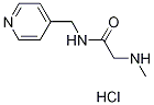 2-(Methylamino)-N-(4-pyridinylmethyl)acetamidehydrochloride Structure