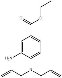 Ethyl 3-amino-4-(diallylamino)benzoate Structure