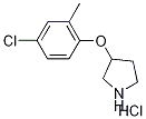 3-(4-Chloro-2-methylphenoxy)pyrrolidinehydrochloride 구조식 이미지