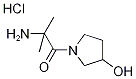 2-Amino-1-(3-hydroxy-1-pyrrolidinyl)-2-methyl-1-propanone hydrochloride 구조식 이미지