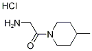 2-Amino-1-(4-methyl-1-piperidinyl)-1-ethanonehydrochloride 구조식 이미지