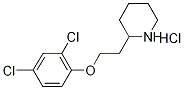 2-[2-(2,4-Dichlorophenoxy)ethyl]piperidinehydrochloride Structure