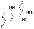 2-Amino-N-(4-fluorophenyl)-2-methylpropanamidehydrochloride Structure