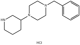 1-Benzyl-4-(3-piperidinyl)piperazinedihydrochloride Structure