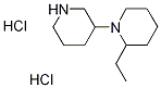 3-(2-Ethyl-1-piperidinyl)piperidinedihydrochloride Structure
