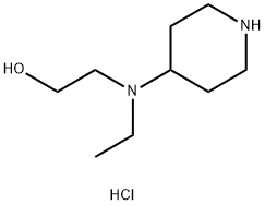 2-[Ethyl(4-piperidinyl)amino]-1-ethanoldihydrochloride Structure