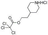 2-(4-Piperidinyl)ethyl 2,2,2-trichloroacetatehydrochloride Structure