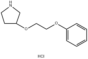 3-(2-Phenoxyethoxy)pyrrolidine hydrochloride Structure