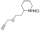 2-[2-(2-Propynyloxy)ethyl]piperidine hydrochloride 구조식 이미지