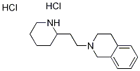 2-[2-(2-Piperidinyl)ethyl]-1,2,3,4-tetrahydroisoquinoline dihydrochloride Structure