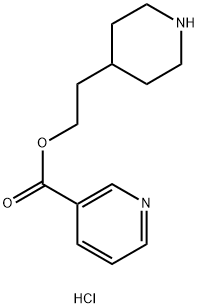 2-(4-Piperidinyl)ethyl nicotinate hydrochloride 구조식 이미지