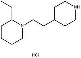 2-Ethyl-1-[2-(4-piperidinyl)ethyl]piperidinedihydrochloride Structure