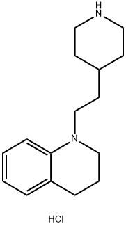 1-[2-(4-Piperidinyl)ethyl]-1,2,3,4-tetrahydroquinoline dihydrochloride Structure