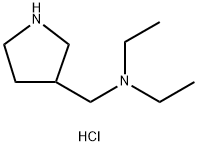 N-Ethyl-N-(3-pyrrolidinylmethyl)-1-ethanaminedihydrochloride 구조식 이미지