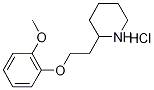 2-Methoxyphenyl 2-(2-piperidinyl)ethyl etherhydrochloride 구조식 이미지