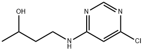 4-[(6-Chloro-4-pyrimidinyl)amino]-2-butanol 구조식 이미지