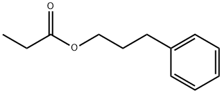 3-PHENYL PROPYL PROPIONATE Structure