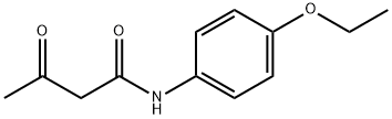 Acetoacet-p-phenetidide  Structure