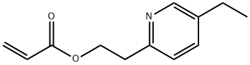 2-(5-Ethyl-2-pyridinyl)ethyl=acrylate Structure