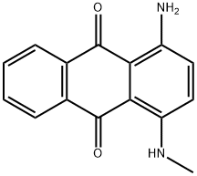 1-amino-4-(methylamino)anthraquinone Structure
