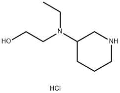 2-[Ethyl(3-piperidinyl)amino]-1-ethanoldihydrochloride Structure